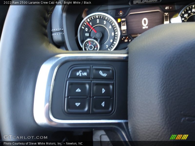 Bright White / Black 2022 Ram 2500 Laramie Crew Cab 4x4