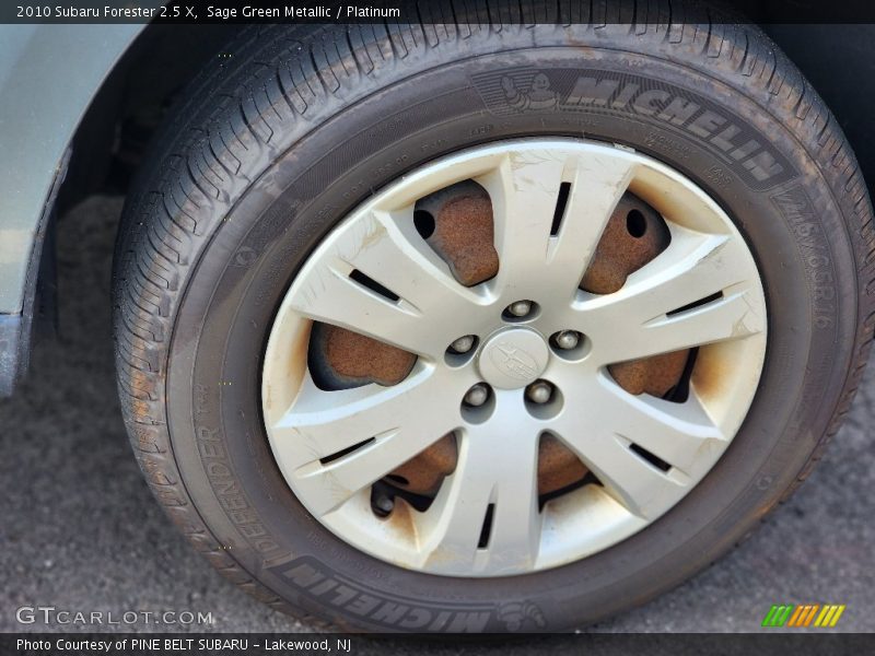 Sage Green Metallic / Platinum 2010 Subaru Forester 2.5 X
