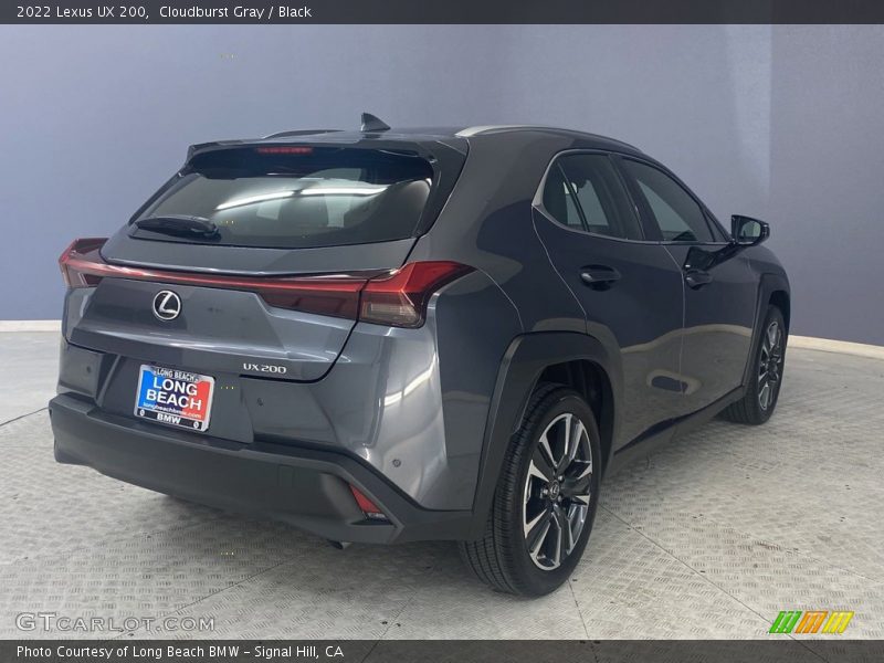 Cloudburst Gray / Black 2022 Lexus UX 200
