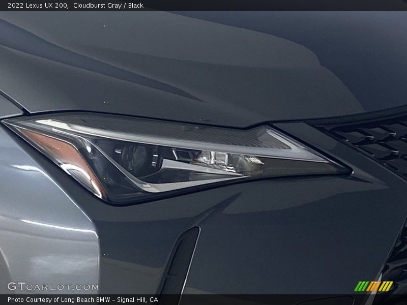 Cloudburst Gray / Black 2022 Lexus UX 200