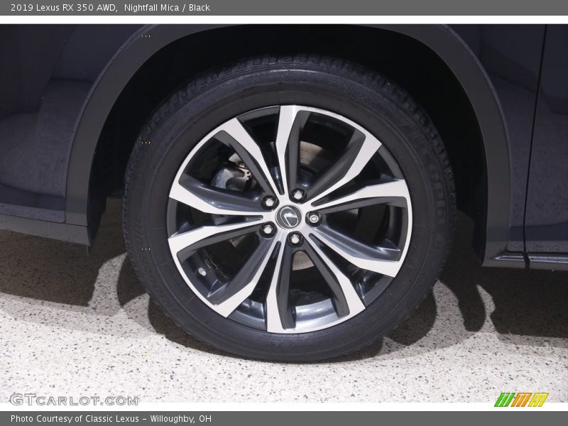Nightfall Mica / Black 2019 Lexus RX 350 AWD