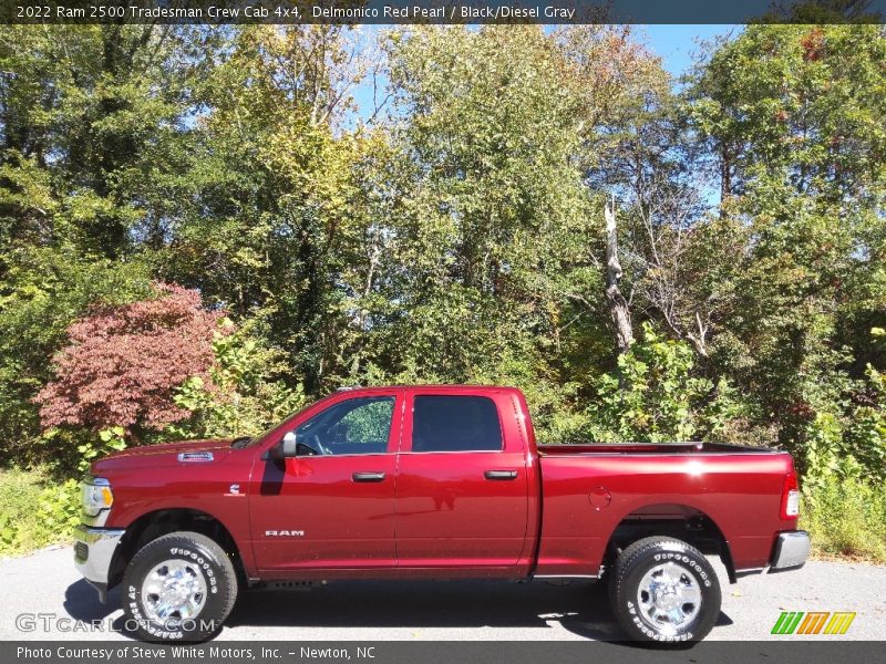 Delmonico Red Pearl / Black/Diesel Gray 2022 Ram 2500 Tradesman Crew Cab 4x4