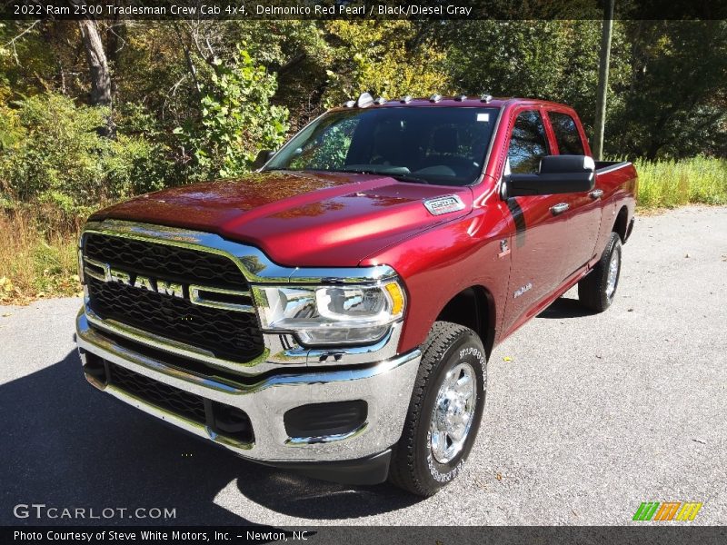 Delmonico Red Pearl / Black/Diesel Gray 2022 Ram 2500 Tradesman Crew Cab 4x4