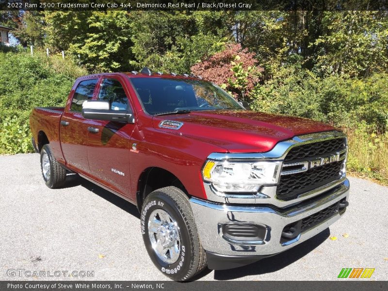 Delmonico Red Pearl / Black/Diesel Gray 2022 Ram 2500 Tradesman Crew Cab 4x4