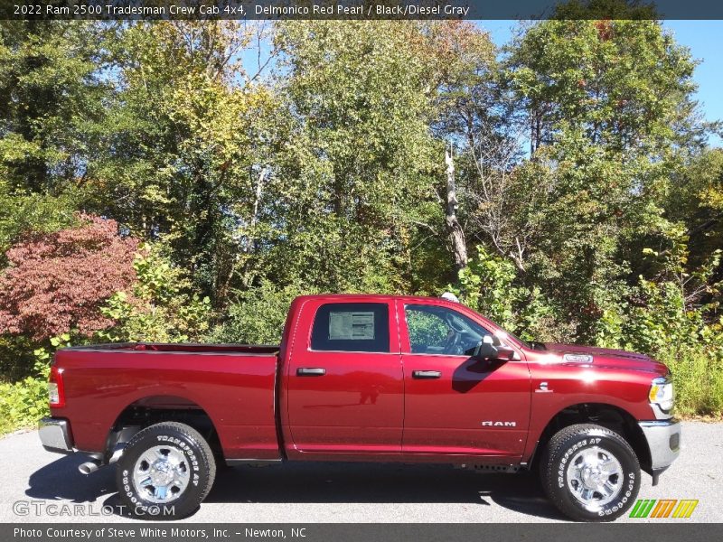 Delmonico Red Pearl / Black/Diesel Gray 2022 Ram 2500 Tradesman Crew Cab 4x4