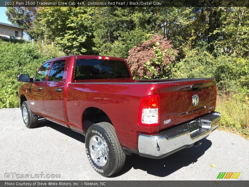 Delmonico Red Pearl / Black/Diesel Gray 2022 Ram 2500 Tradesman Crew Cab 4x4