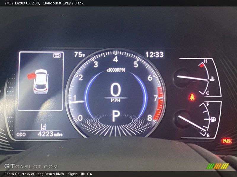  2022 UX 200 200 Gauges