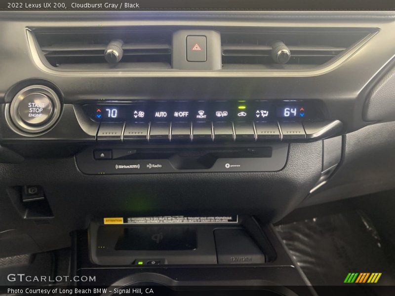 Cloudburst Gray / Black 2022 Lexus UX 200