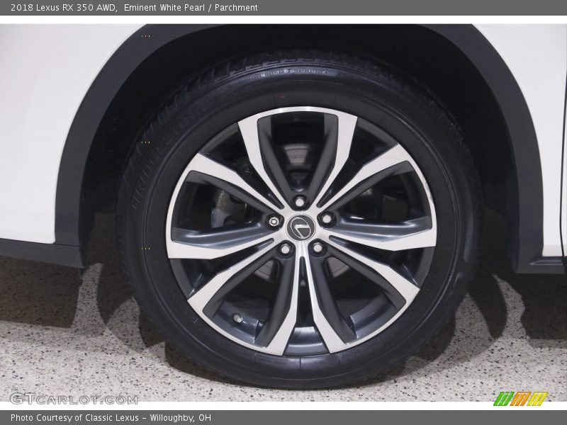 Eminent White Pearl / Parchment 2018 Lexus RX 350 AWD