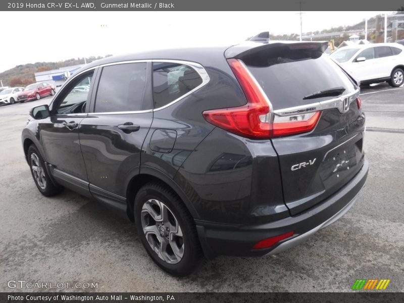 Gunmetal Metallic / Black 2019 Honda CR-V EX-L AWD