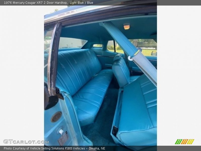 Rear Seat of 1976 Cougar XR7 2 Door Hardtop