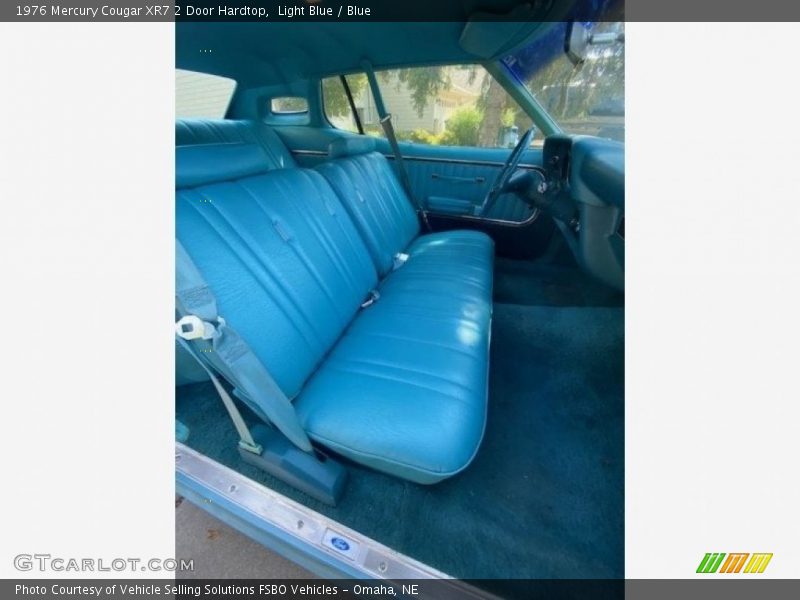  1976 Cougar XR7 2 Door Hardtop Blue Interior