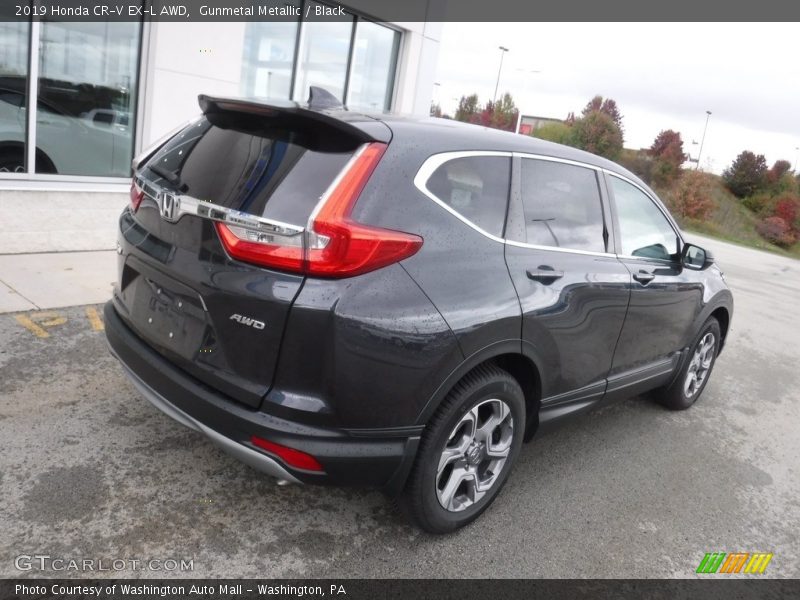 Gunmetal Metallic / Black 2019 Honda CR-V EX-L AWD