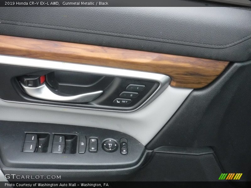 Gunmetal Metallic / Black 2019 Honda CR-V EX-L AWD