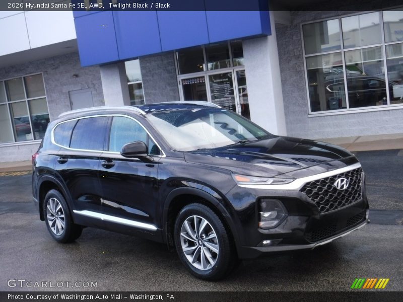 Twilight Black / Black 2020 Hyundai Santa Fe SEL AWD