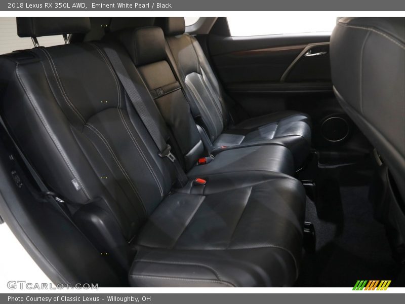 Eminent White Pearl / Black 2018 Lexus RX 350L AWD