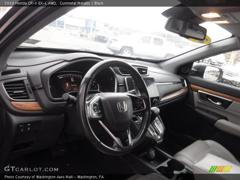 Gunmetal Metallic / Black 2019 Honda CR-V EX-L AWD