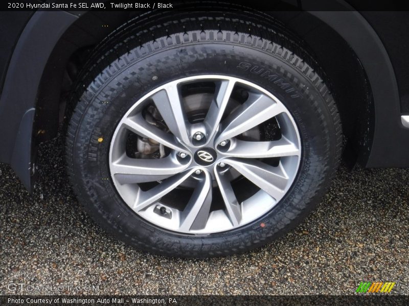 Twilight Black / Black 2020 Hyundai Santa Fe SEL AWD