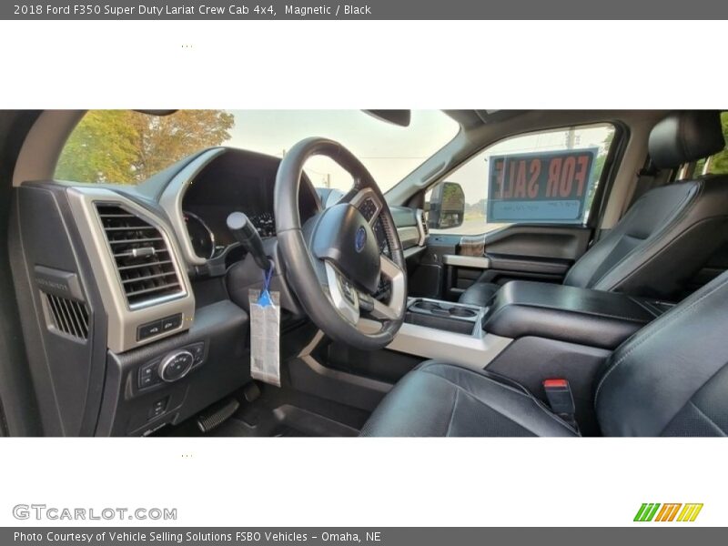 Magnetic / Black 2018 Ford F350 Super Duty Lariat Crew Cab 4x4
