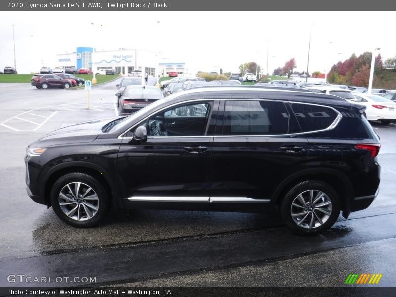 Twilight Black / Black 2020 Hyundai Santa Fe SEL AWD
