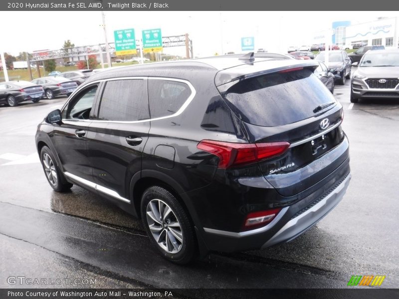Twilight Black / Black 2020 Hyundai Santa Fe SEL AWD