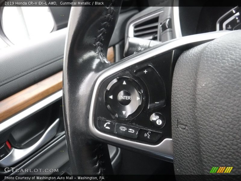 Gunmetal Metallic / Black 2019 Honda CR-V EX-L AWD
