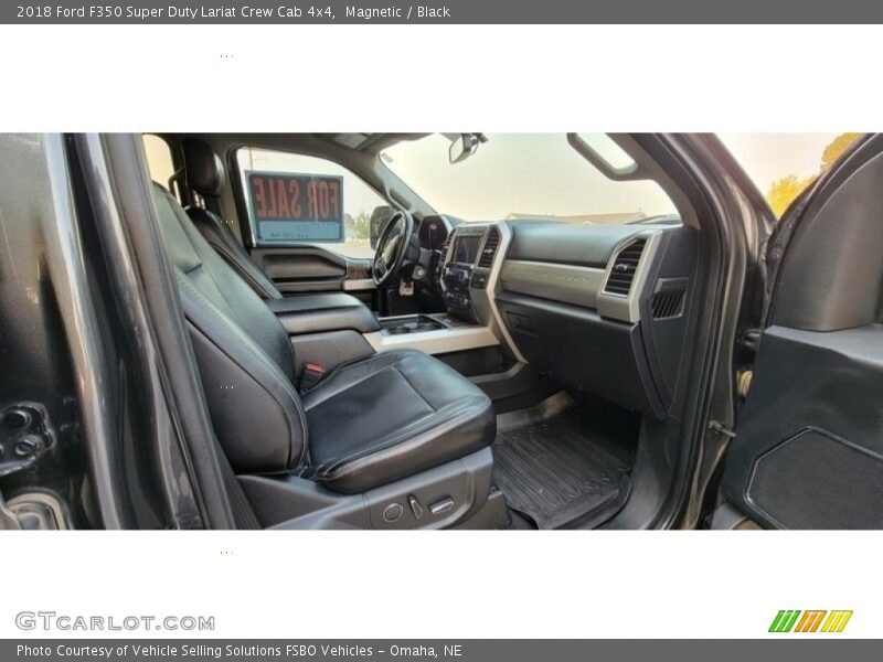 Magnetic / Black 2018 Ford F350 Super Duty Lariat Crew Cab 4x4