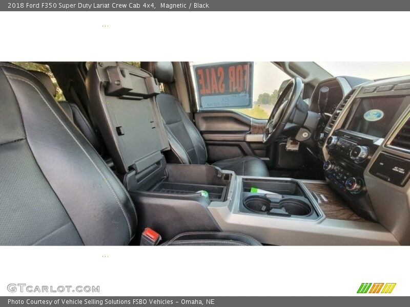 Magnetic / Black 2018 Ford F350 Super Duty Lariat Crew Cab 4x4