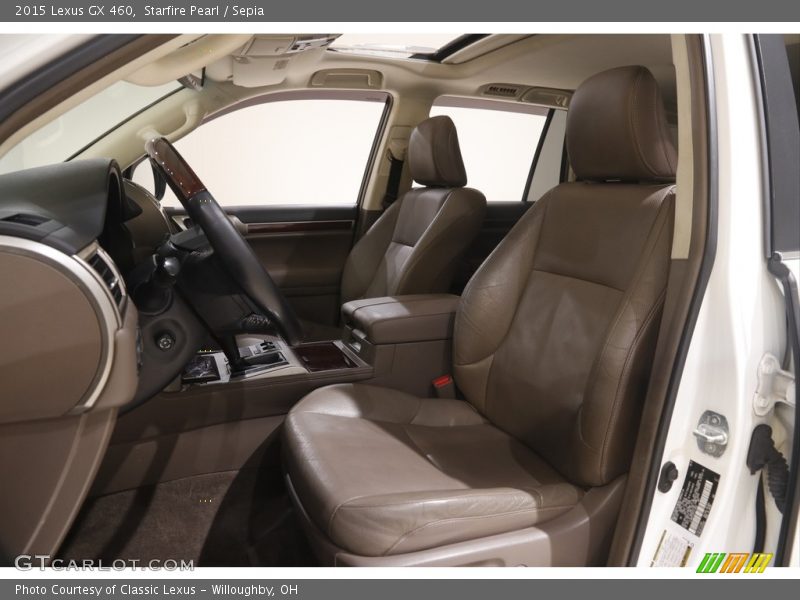 Front Seat of 2015 GX 460