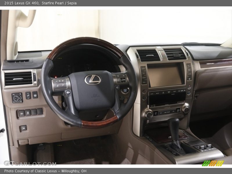 Dashboard of 2015 GX 460