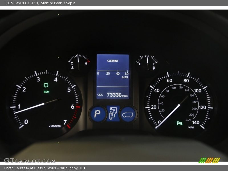  2015 GX 460 460 Gauges