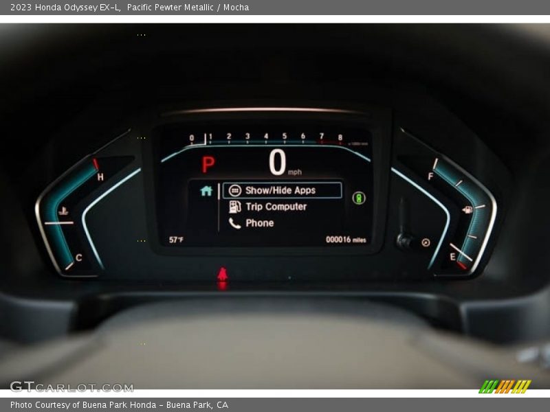 Pacific Pewter Metallic / Mocha 2023 Honda Odyssey EX-L