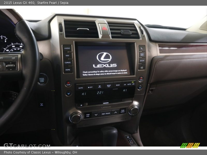 Controls of 2015 GX 460