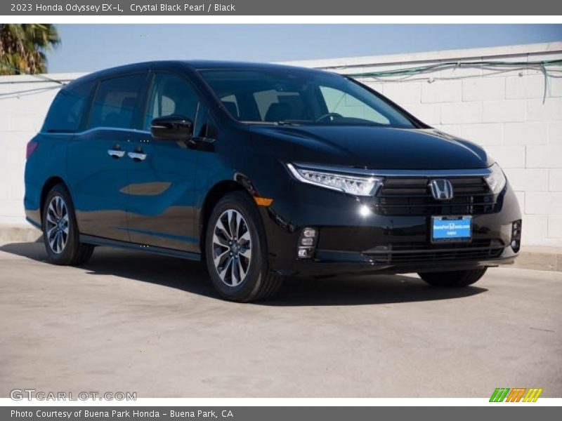 Crystal Black Pearl / Black 2023 Honda Odyssey EX-L