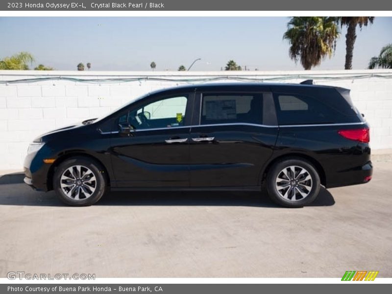 Crystal Black Pearl / Black 2023 Honda Odyssey EX-L