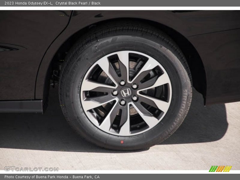 Crystal Black Pearl / Black 2023 Honda Odyssey EX-L