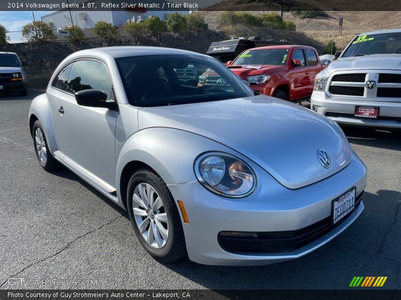 Reflex Silver Metallic / Titan Black 2014 Volkswagen Beetle 1.8T