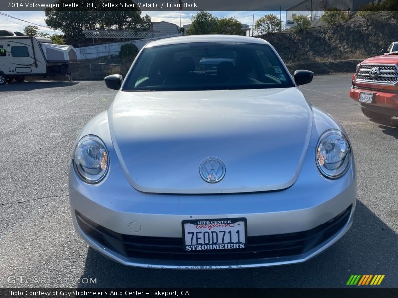 Reflex Silver Metallic / Titan Black 2014 Volkswagen Beetle 1.8T