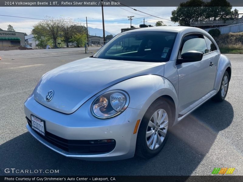 Reflex Silver Metallic / Titan Black 2014 Volkswagen Beetle 1.8T