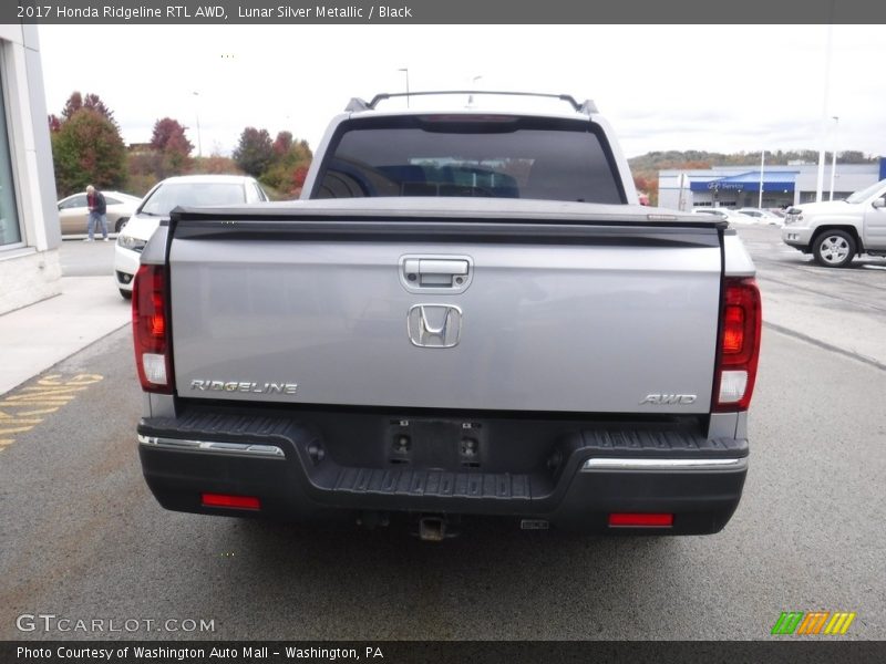 Lunar Silver Metallic / Black 2017 Honda Ridgeline RTL AWD