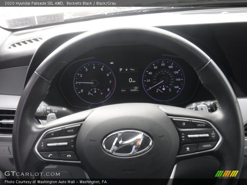 Becketts Black / Black/Gray 2020 Hyundai Palisade SEL AWD