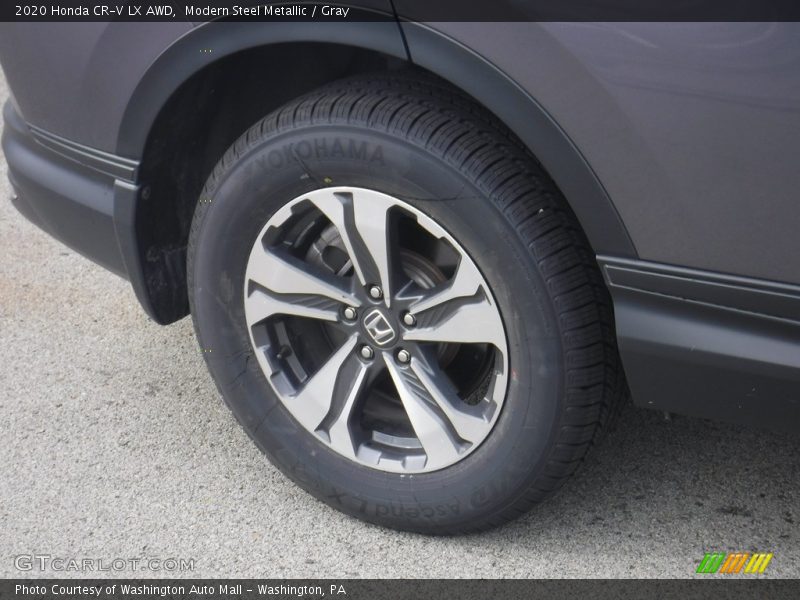 Modern Steel Metallic / Gray 2020 Honda CR-V LX AWD