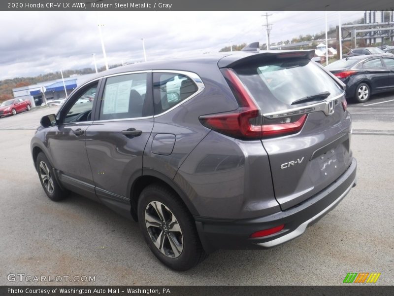 Modern Steel Metallic / Gray 2020 Honda CR-V LX AWD