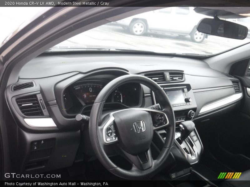 Modern Steel Metallic / Gray 2020 Honda CR-V LX AWD