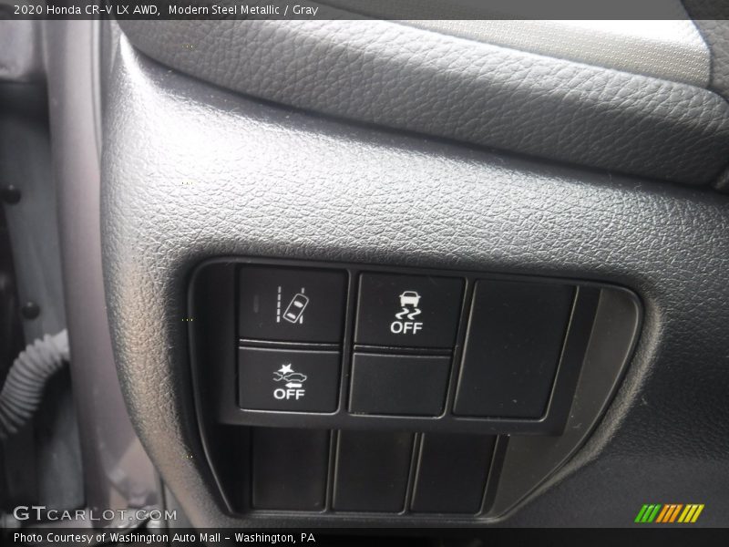 Modern Steel Metallic / Gray 2020 Honda CR-V LX AWD