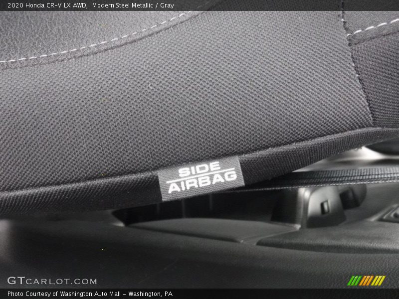 Modern Steel Metallic / Gray 2020 Honda CR-V LX AWD