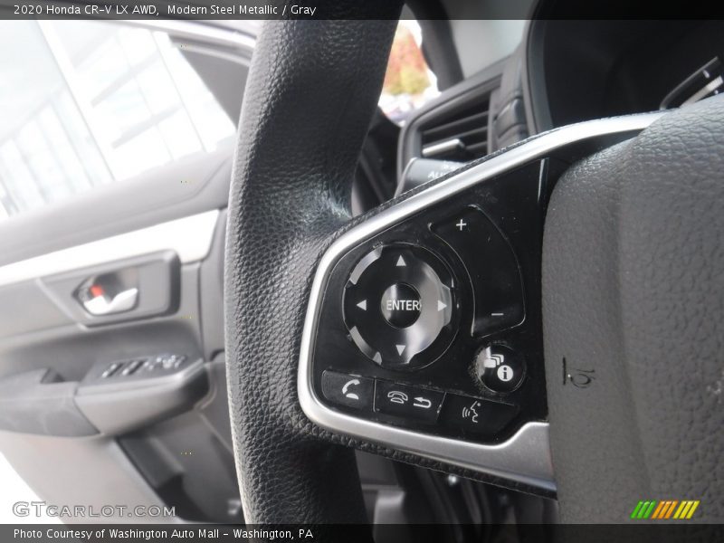 Modern Steel Metallic / Gray 2020 Honda CR-V LX AWD