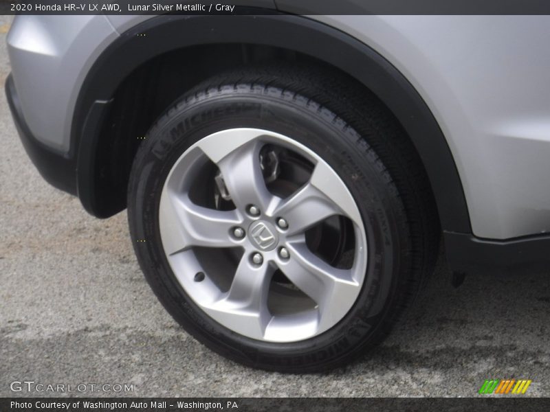 Lunar Silver Metallic / Gray 2020 Honda HR-V LX AWD