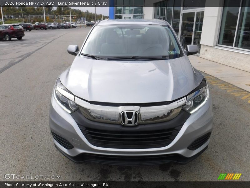 Lunar Silver Metallic / Gray 2020 Honda HR-V LX AWD
