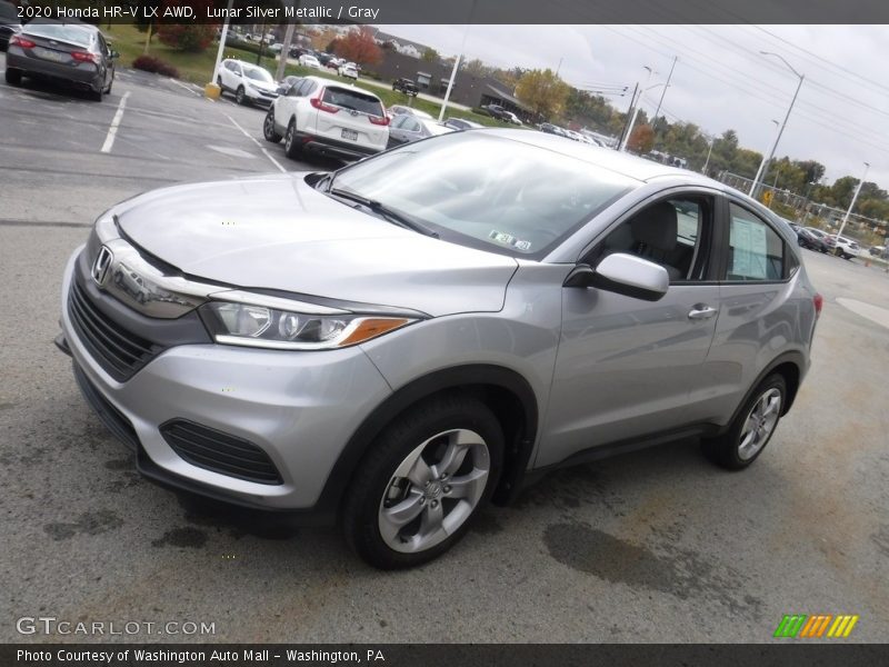 Lunar Silver Metallic / Gray 2020 Honda HR-V LX AWD